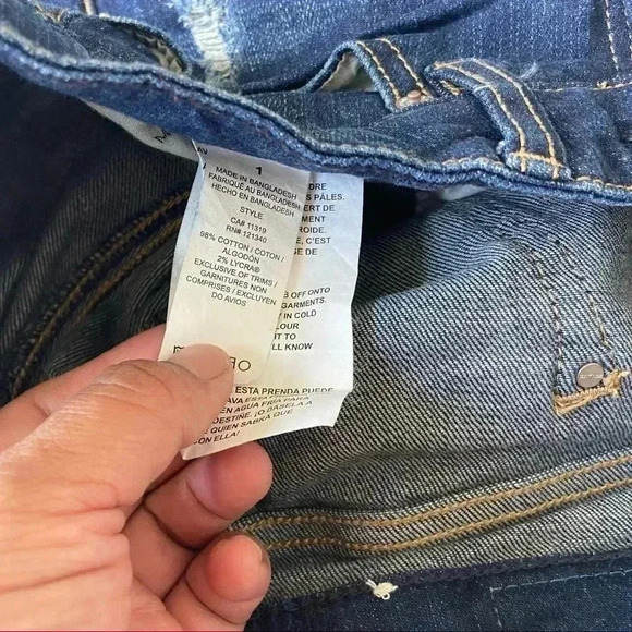 garage jean shorts size 1 - Picture 6 of 8